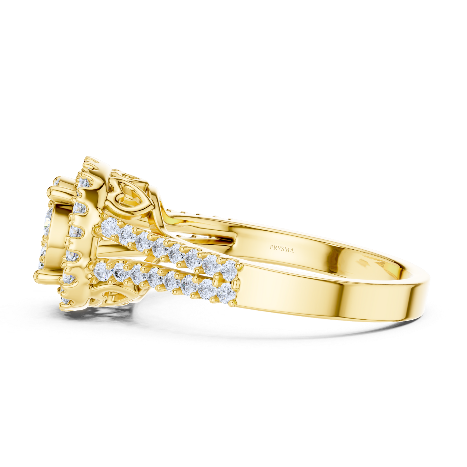 Luxury Cluster Halo Diamond Ring