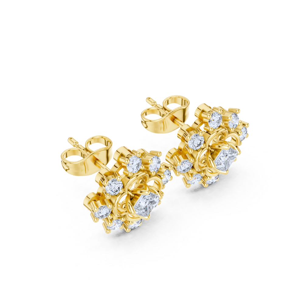 Gilded Spark Bloom Studs