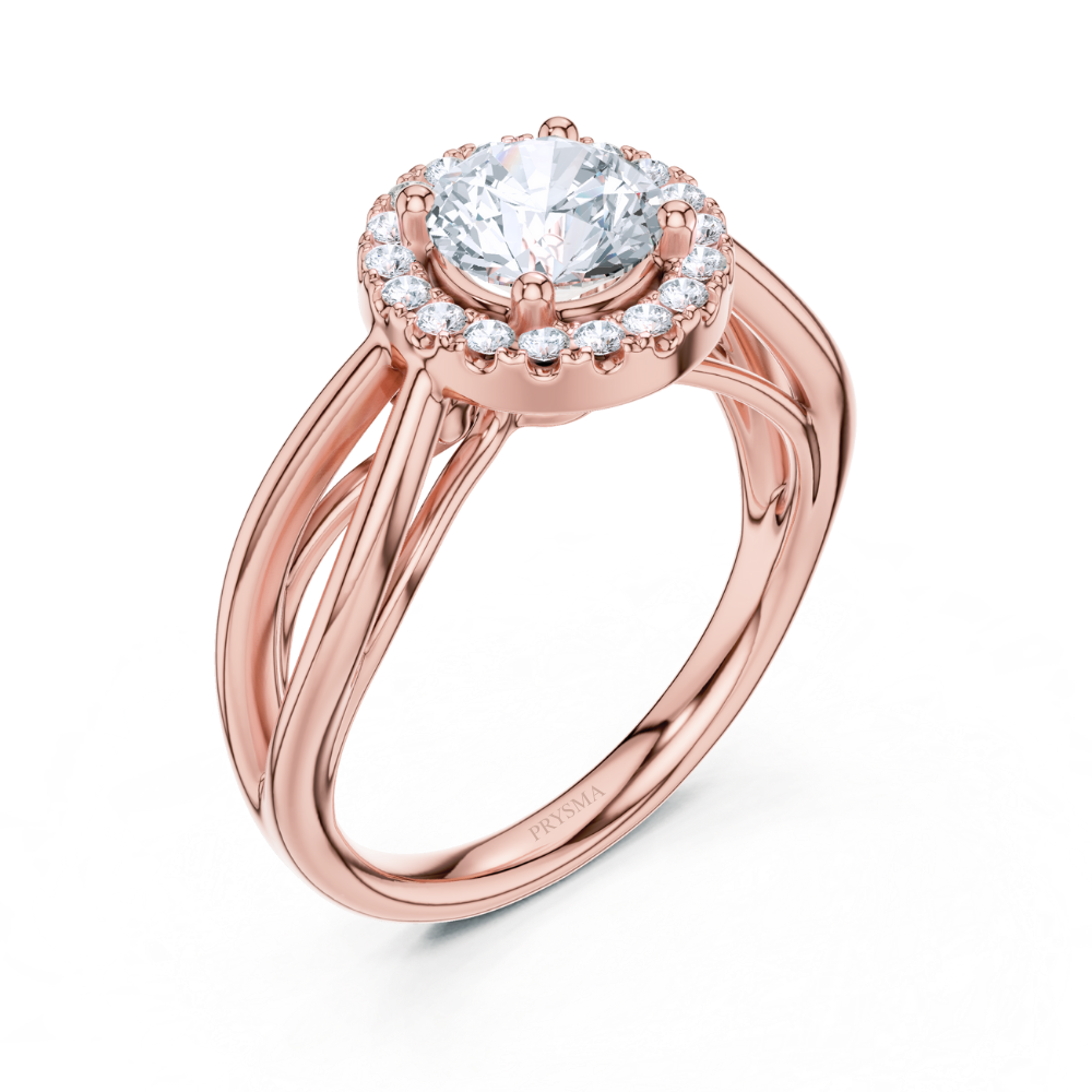 Radiant Halo Splendor Ring