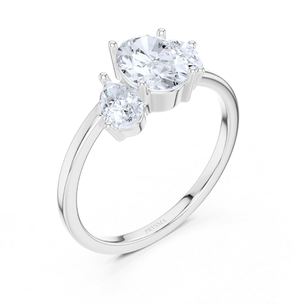 Oval Harmony Trio Ring