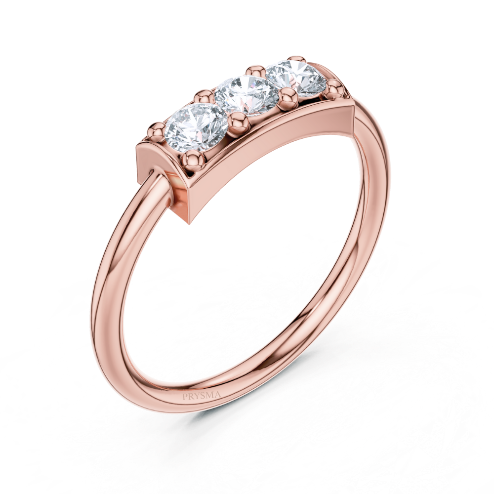 Triad Brilliance Bar Ring