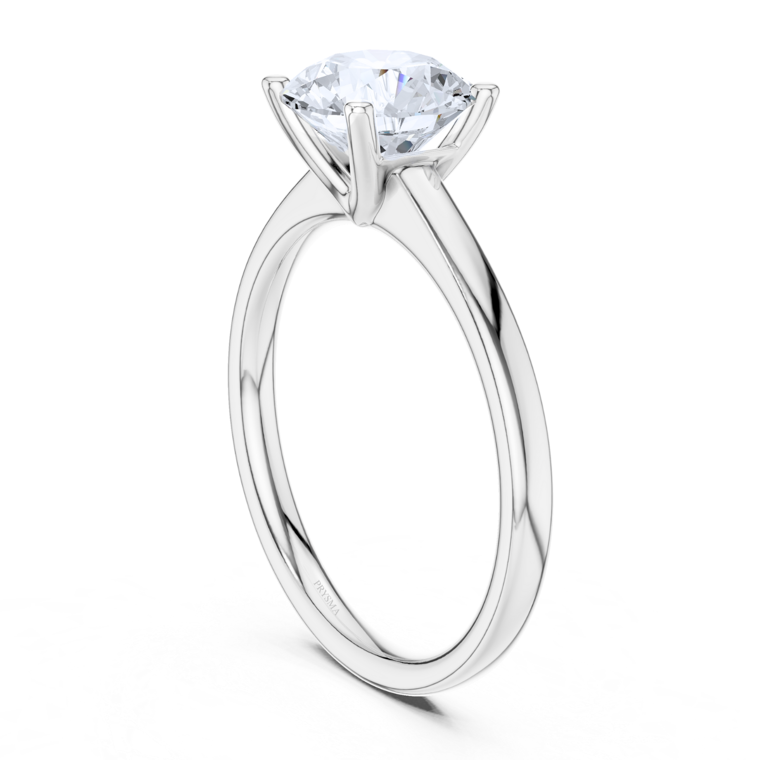 Four-Prong Solitaire Ring