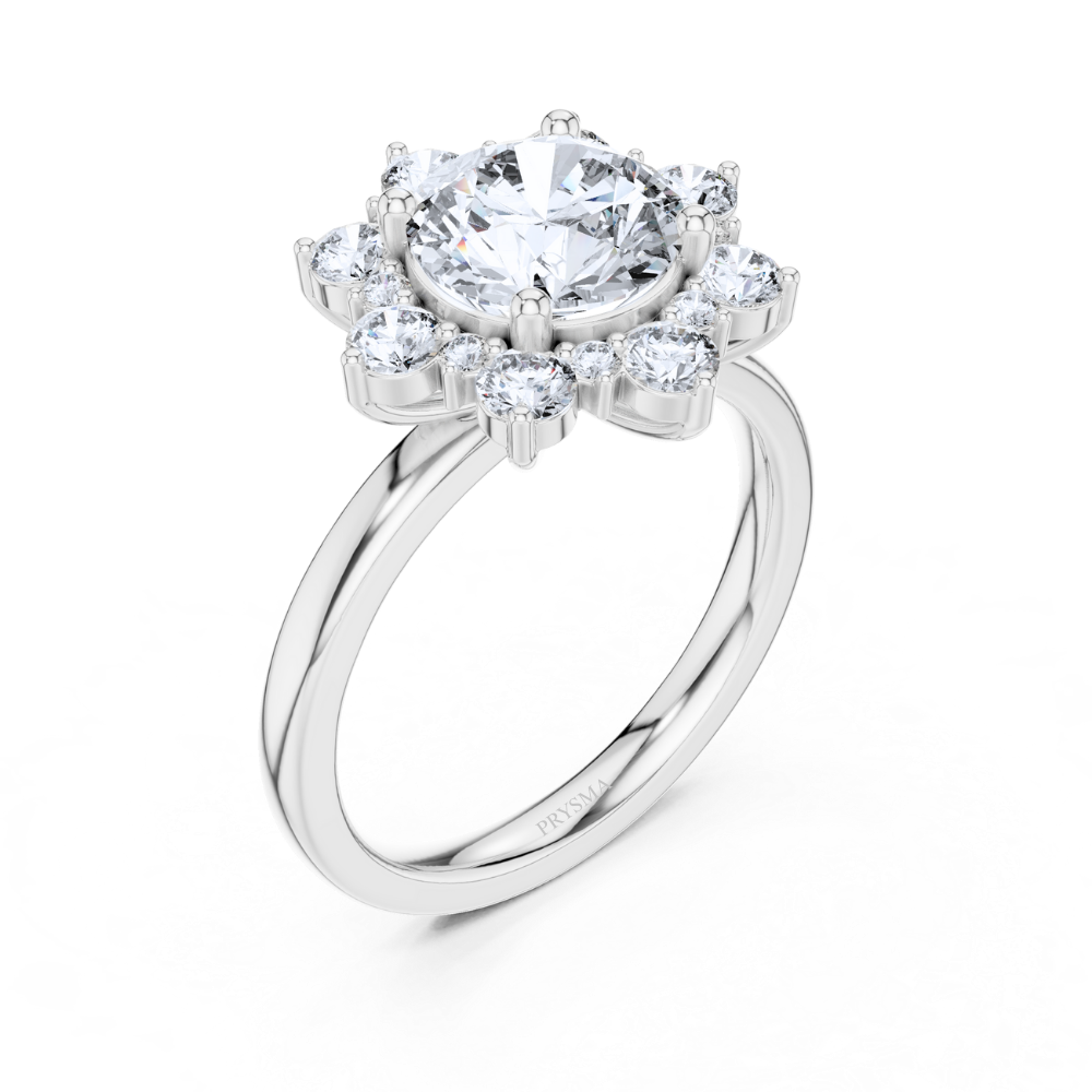 Solara Round Bloom Ring