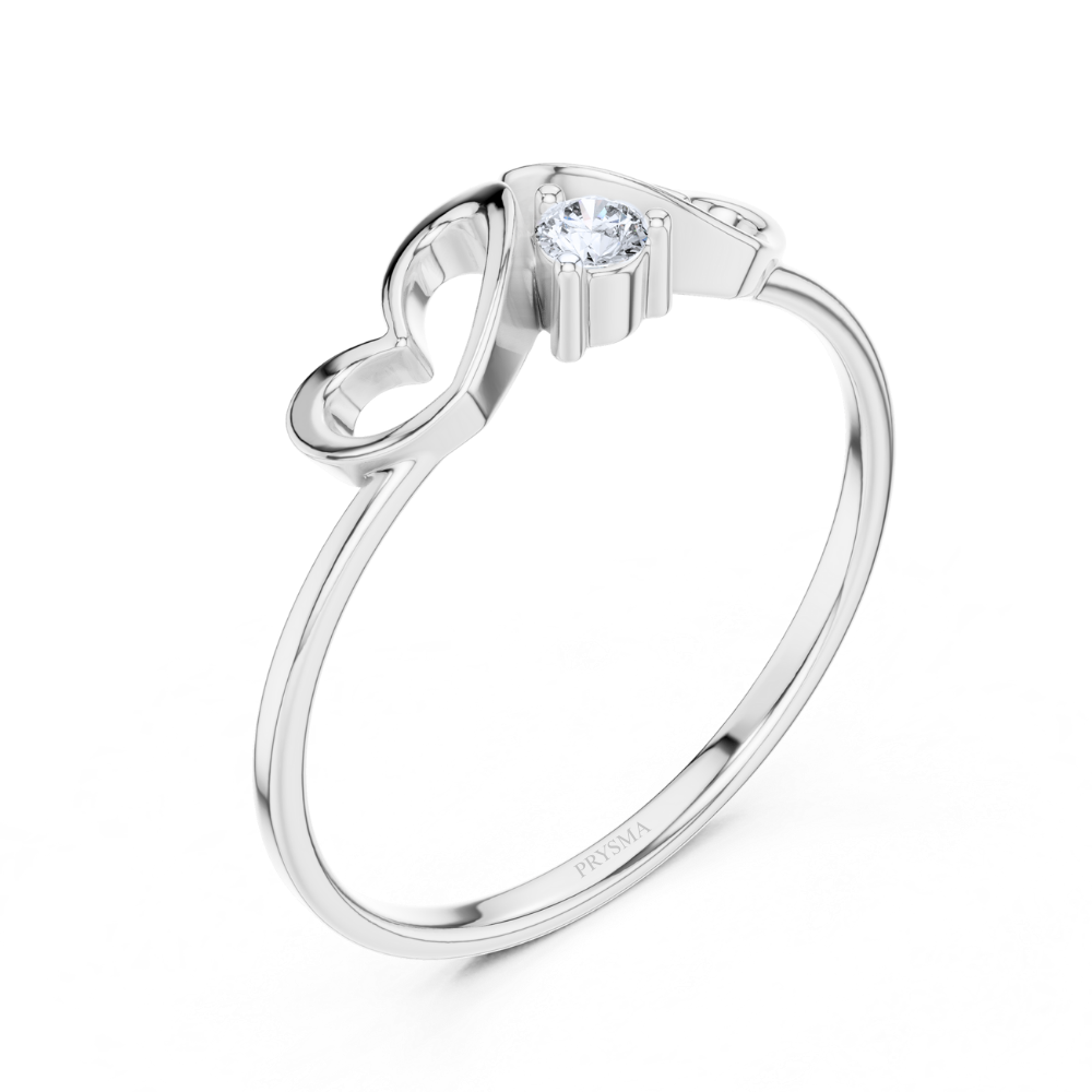 Twin Hearts Promise Ring