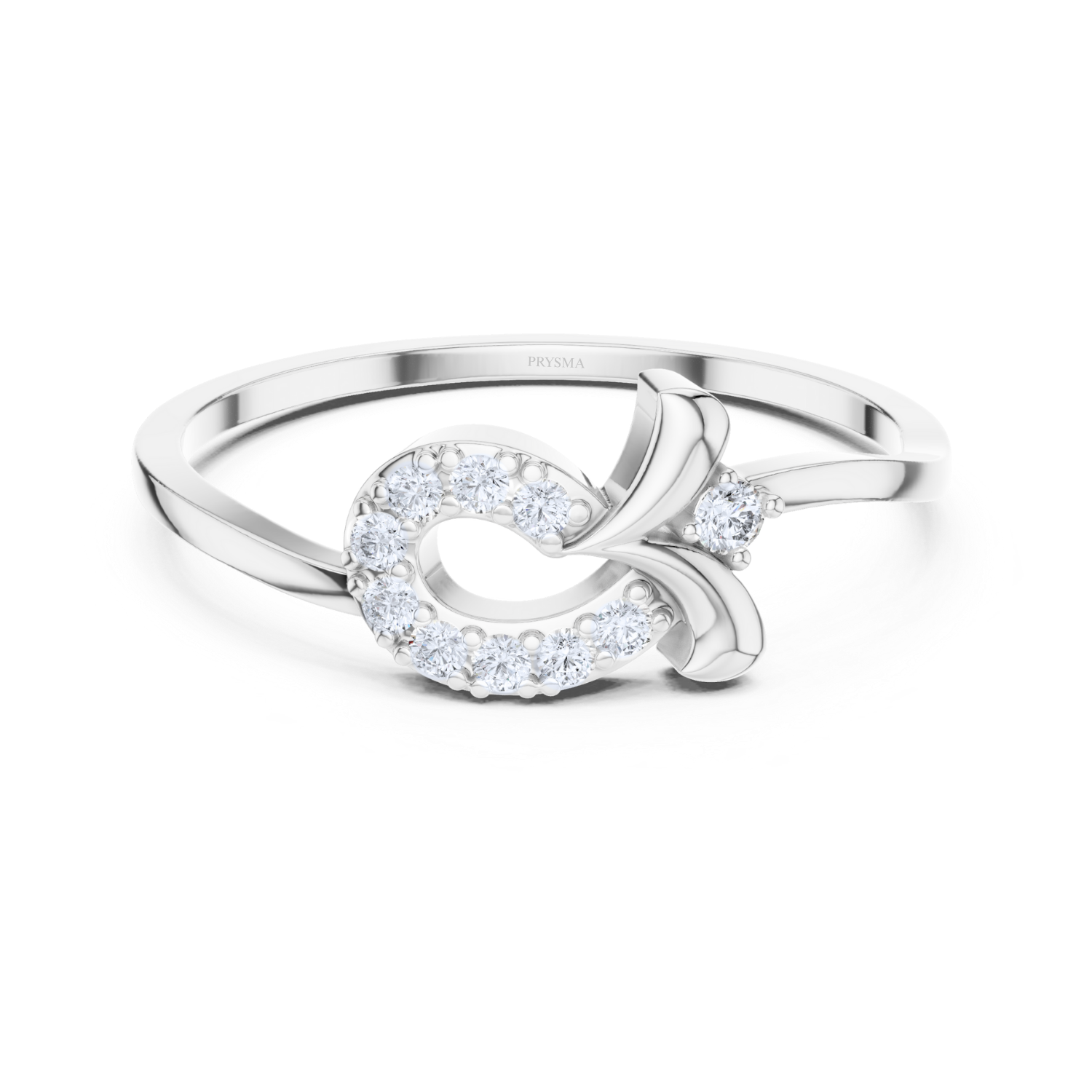 Graceful Bow Diamond Ring