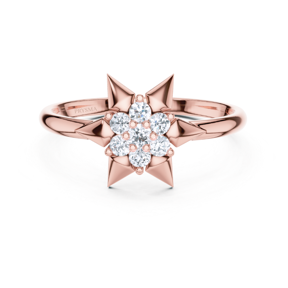 Celestial Radiance Star Ring