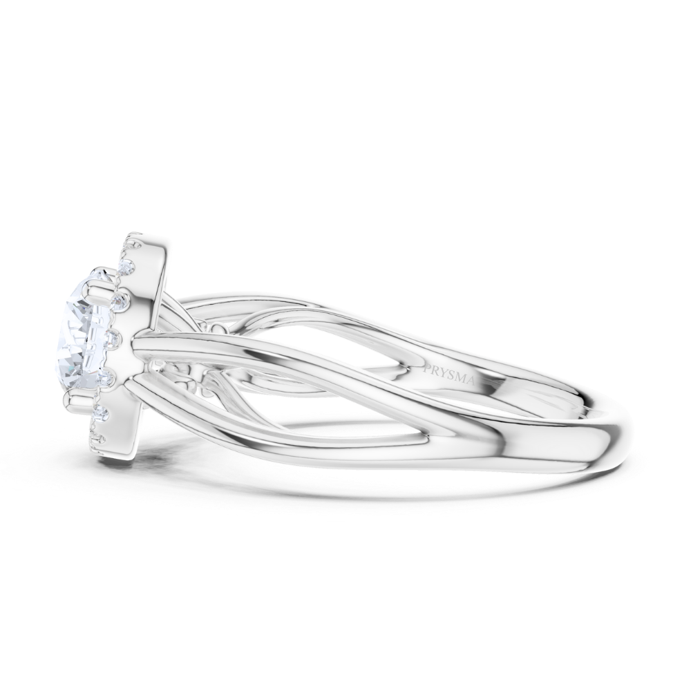 Radiant Halo Splendor Ring