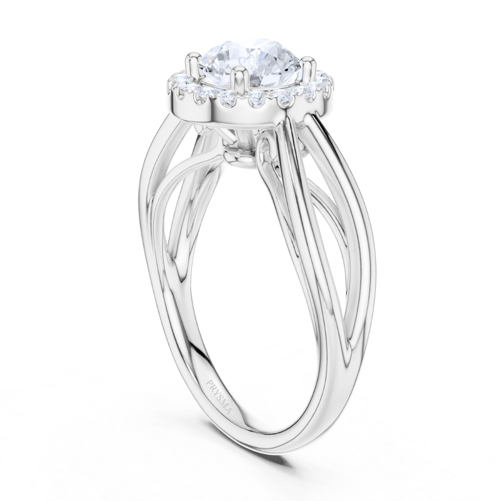 Radiant Halo Splendor Ring