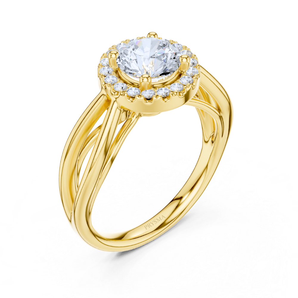Radiant Halo Splendor Ring