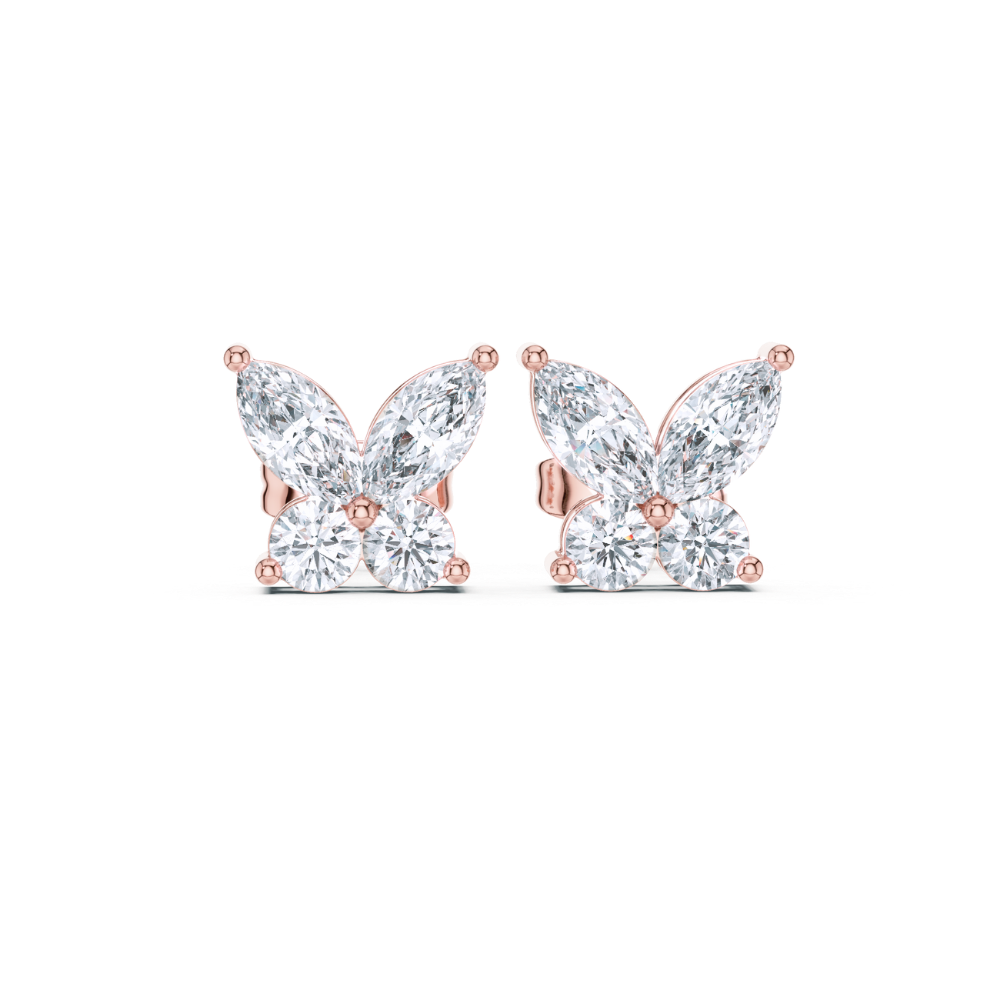Celestial Butterfly Diamond Earrings