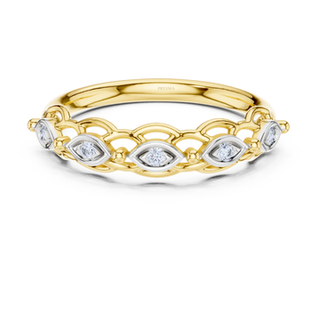 Marquise Elegance Diamond Band