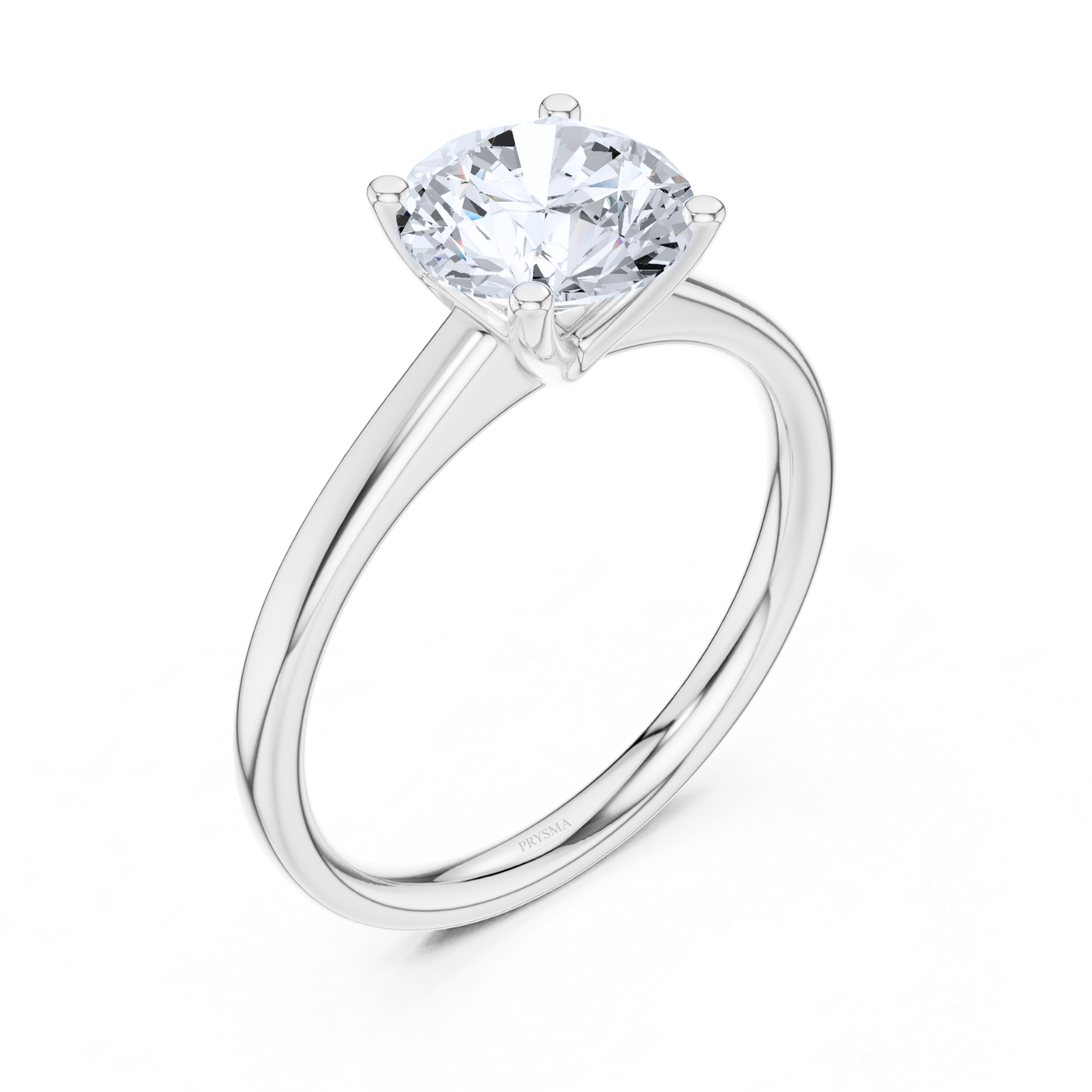 Four-Prong Solitaire Ring