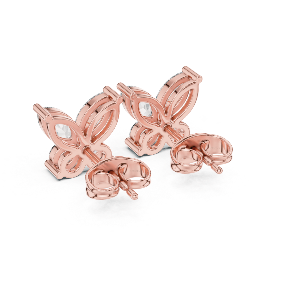 Celestial Butterfly Diamond Earrings