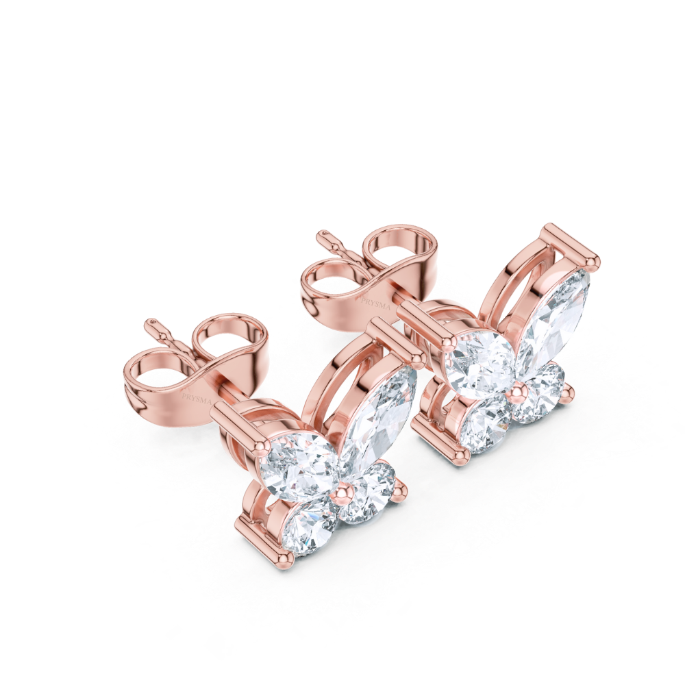 Celestial Butterfly Diamond Earrings