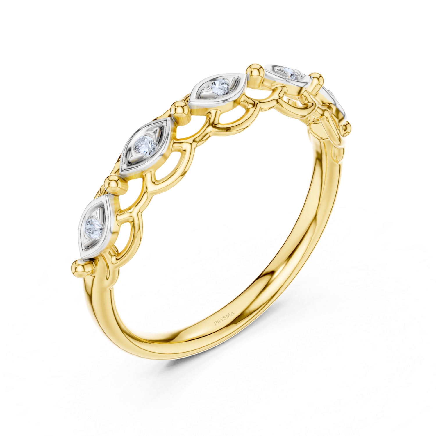 Marquise Elegance Diamond Band