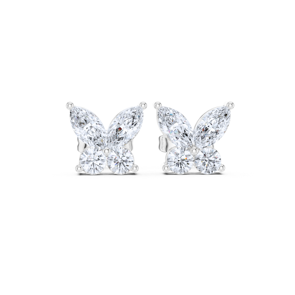 Celestial Butterfly Diamond Earrings