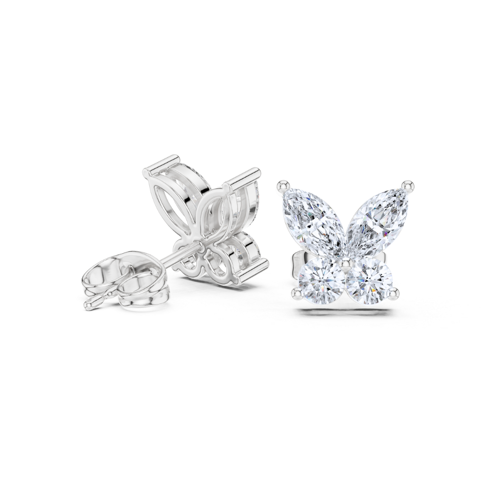 Celestial Butterfly Diamond Earrings
