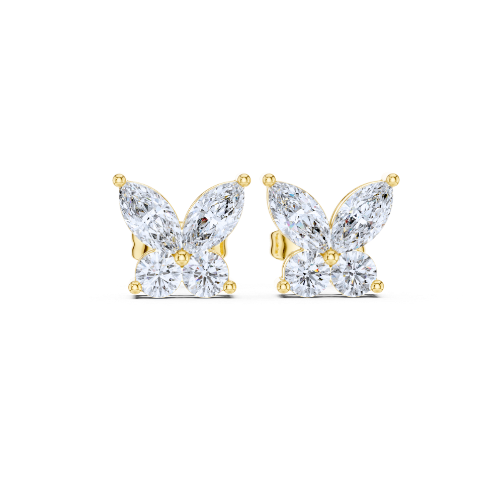 Celestial Butterfly Diamond Earrings