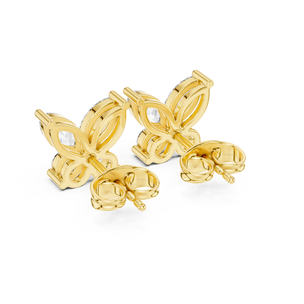 Celestial Butterfly Diamond Earrings