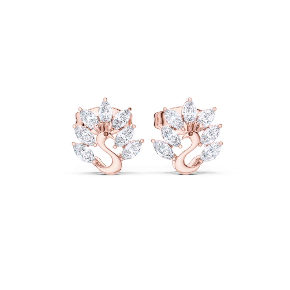 Regal Swan Spark Earrings