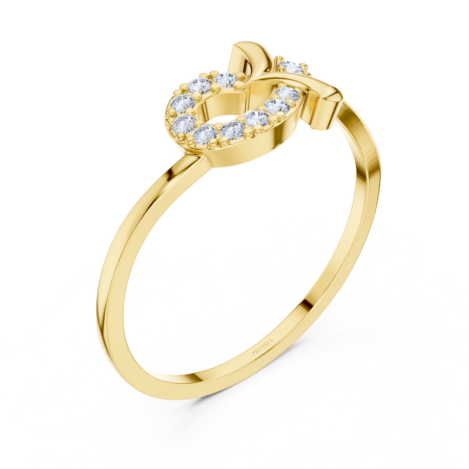Graceful Bow Diamond Ring