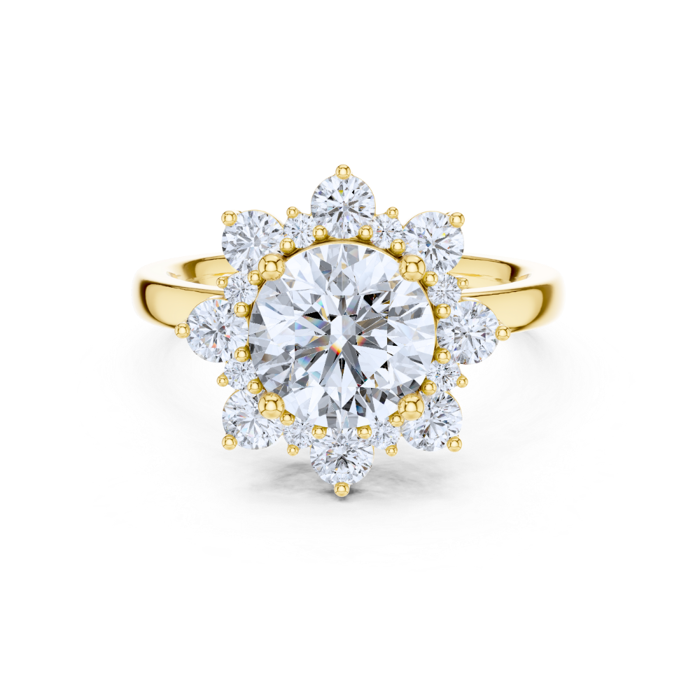 Solara Round Bloom Ring