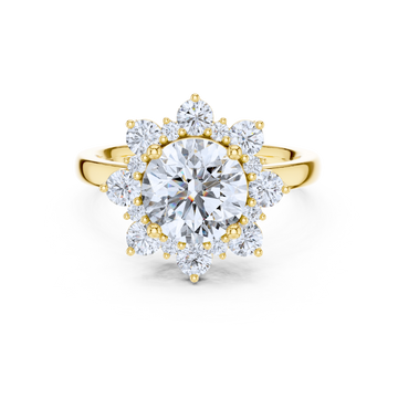 Solara Round Bloom Ring