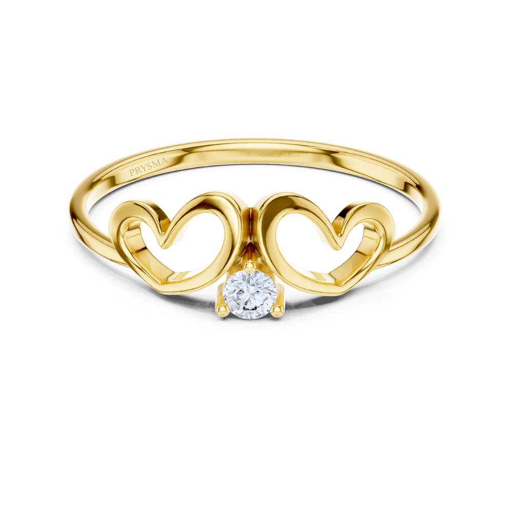 Twin Hearts Promise Ring