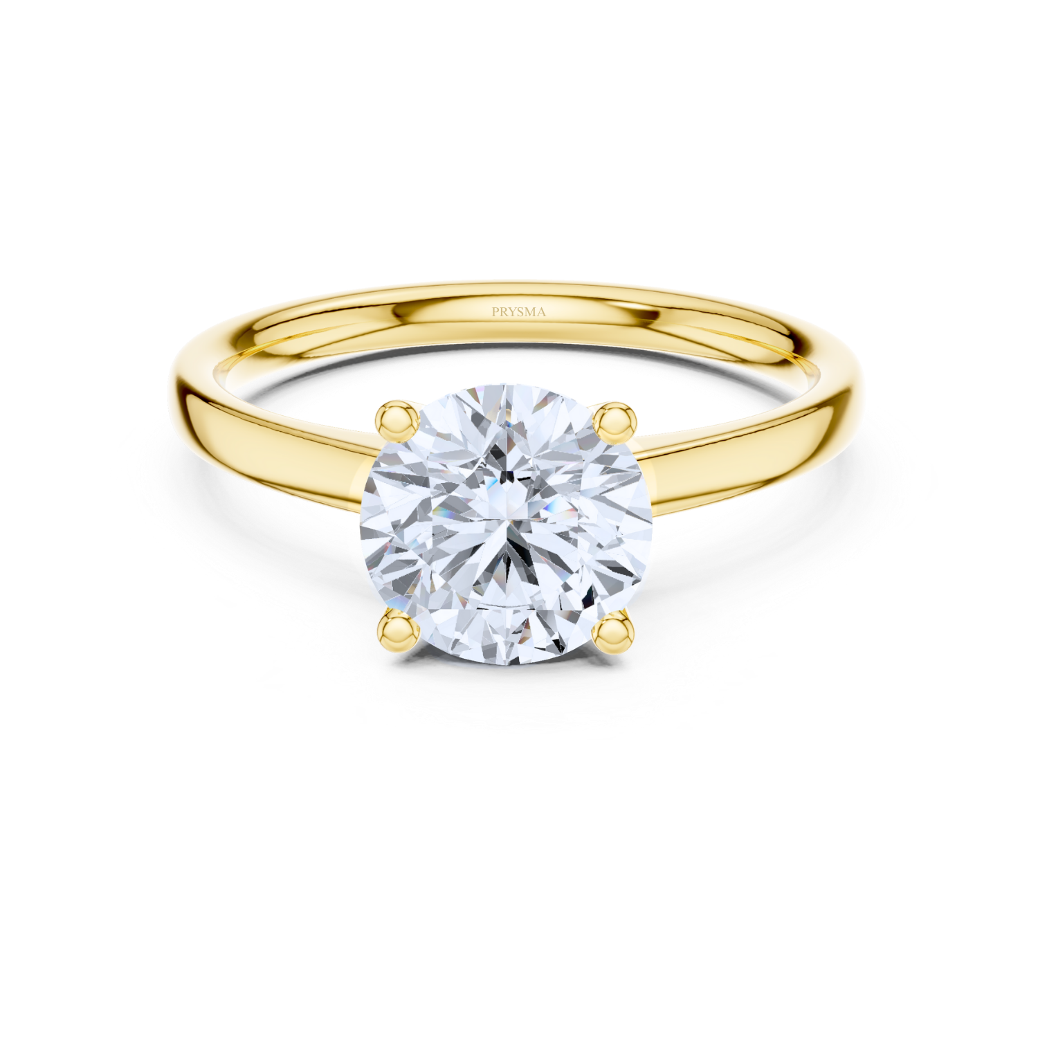 Four-Prong Solitaire Ring