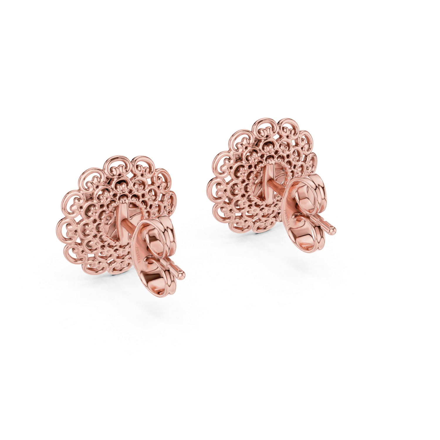 Vintage Floral Filigree Earrings