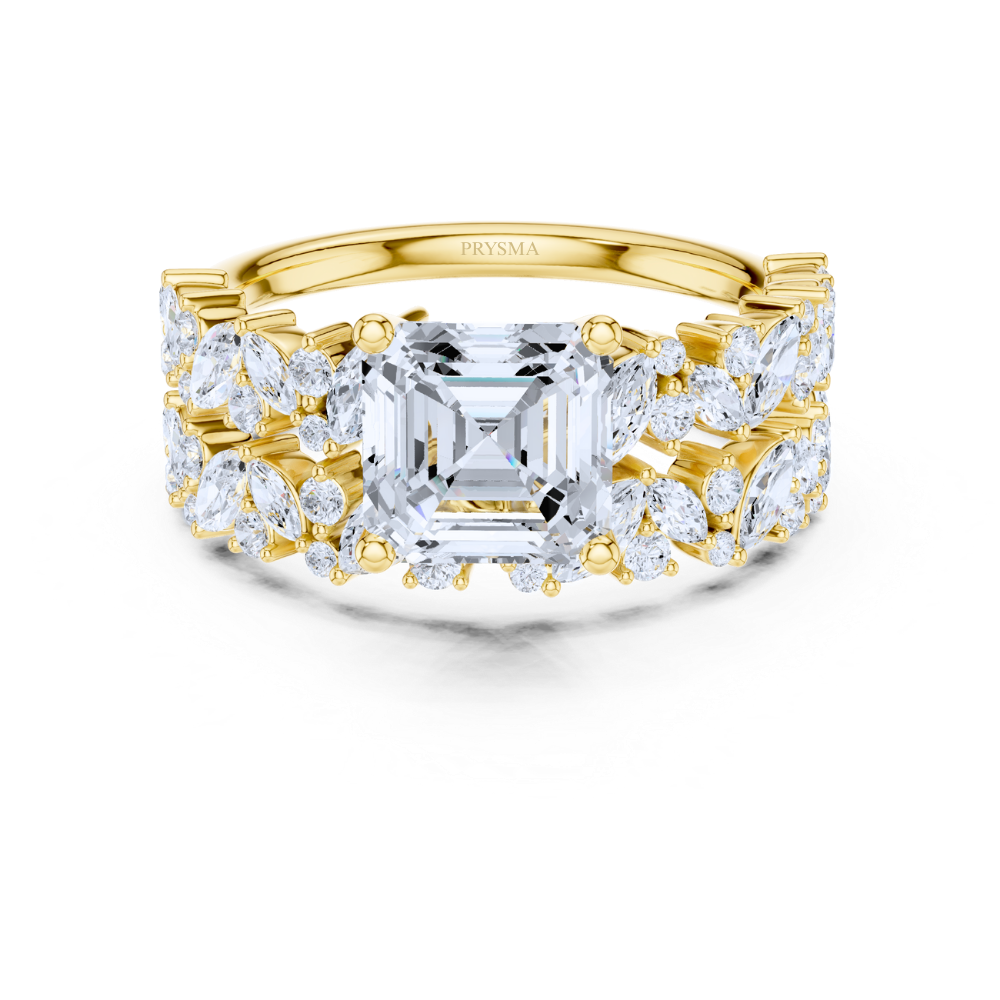 Imperial Grace Emerald Cut Diamond Ring