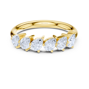Pear Brilliance Anniversary Ring