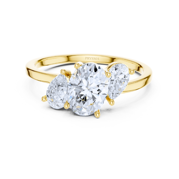 Oval Harmony Trio Ring