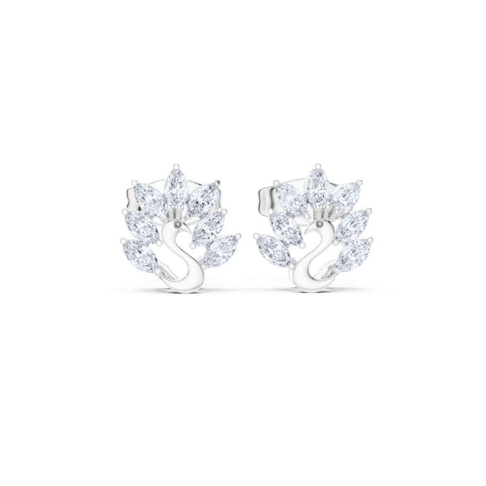 Regal Swan Spark Earrings