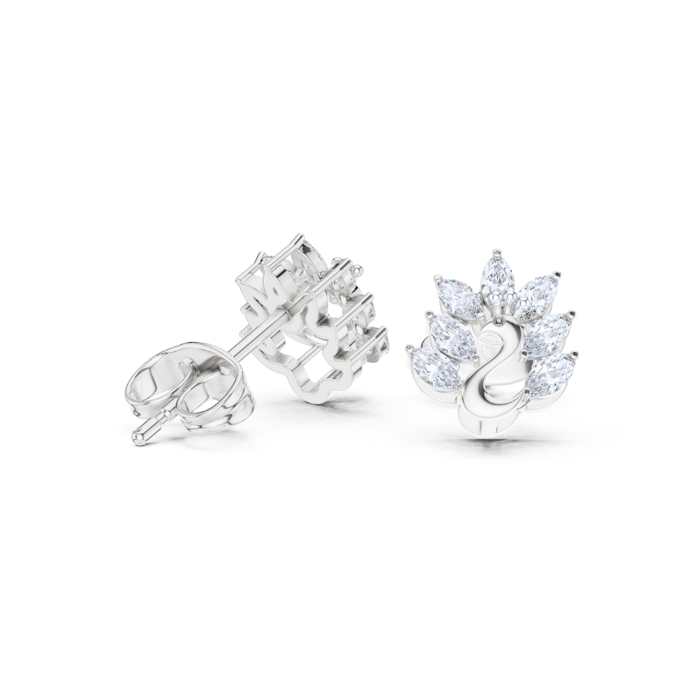 Regal Swan Spark Earrings