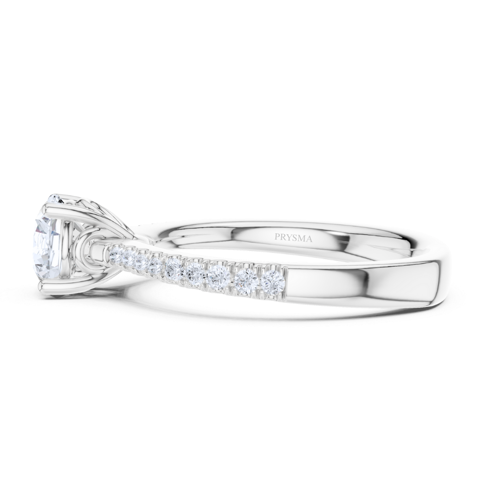 Radiant Grace Solitaire Ring