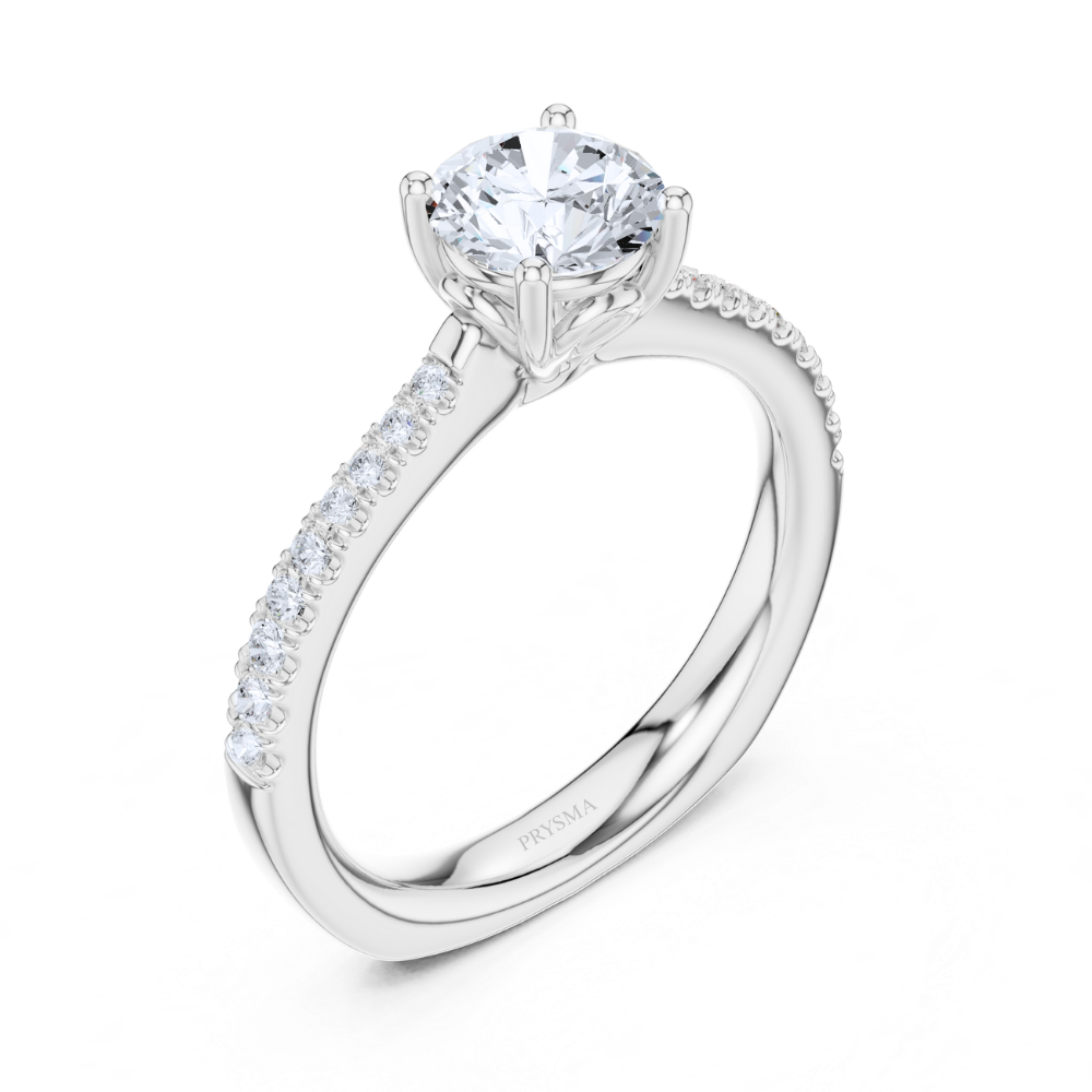 Radiant Grace Solitaire Ring