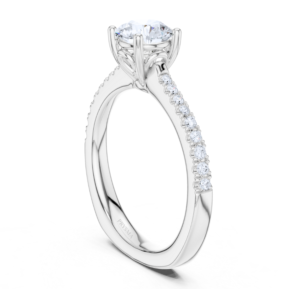 Radiant Grace Solitaire Ring
