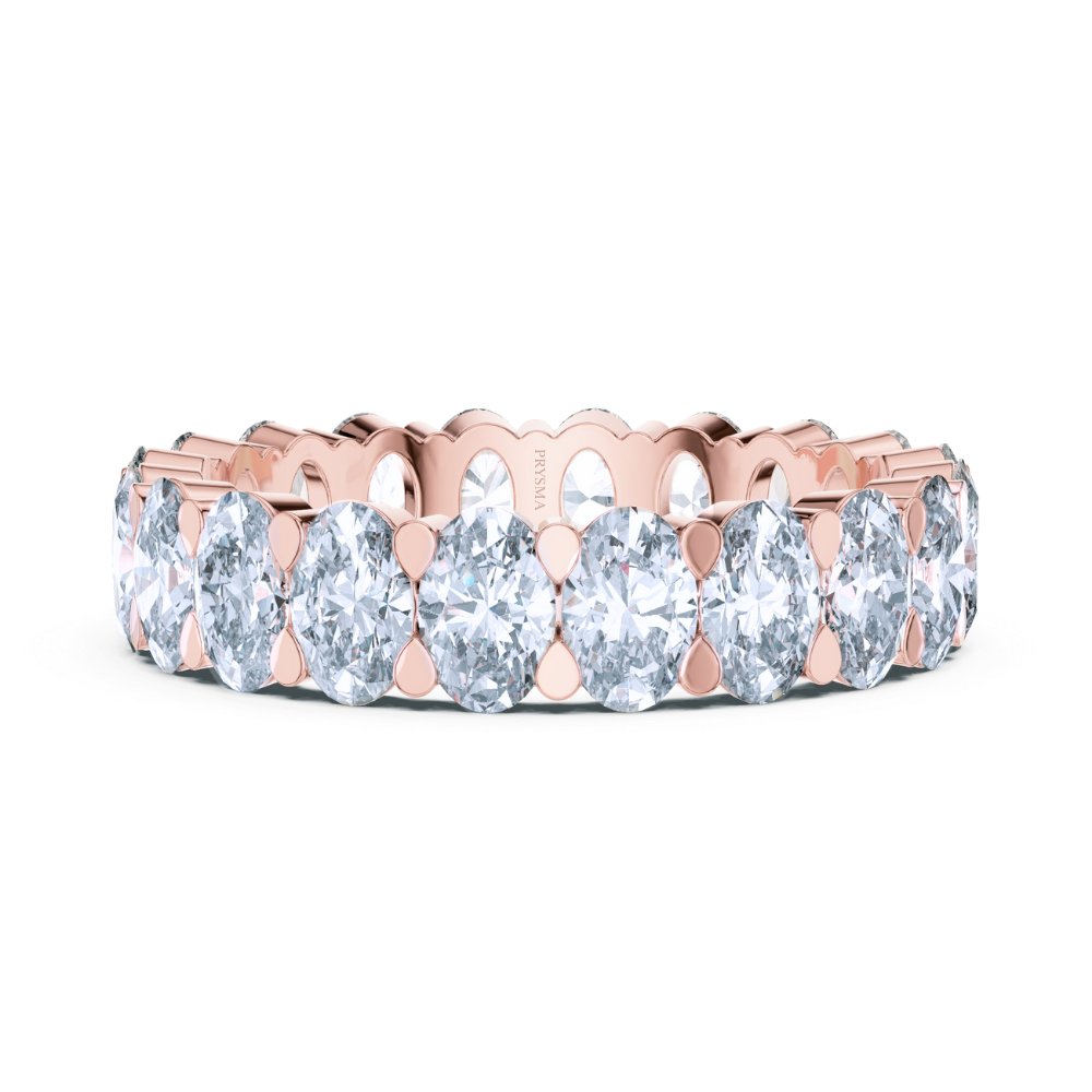 Timeless Brilliance Oval Diamond Eternity Ring