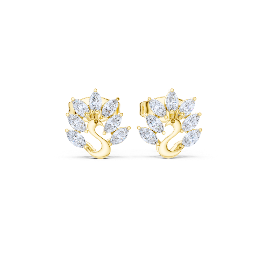 Regal Swan Spark Earrings