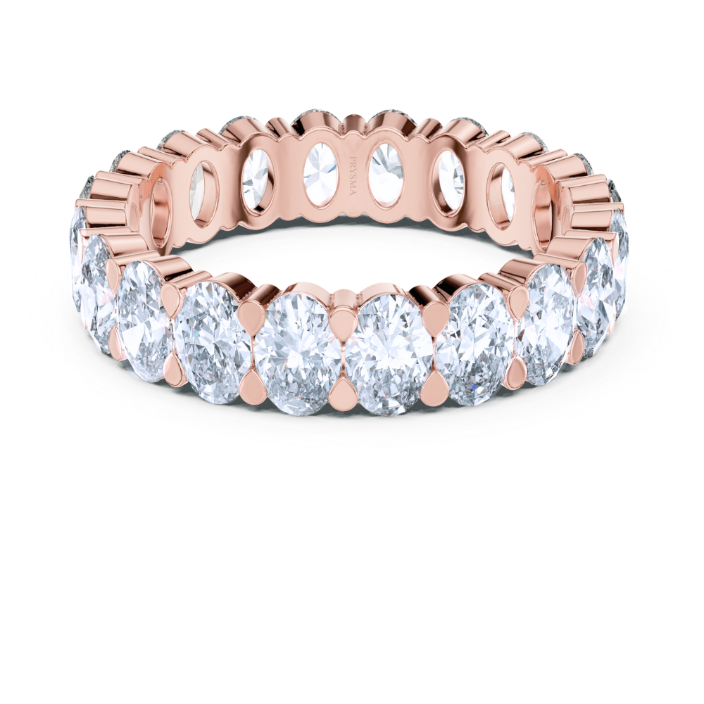 Timeless Brilliance Oval Diamond Eternity Ring