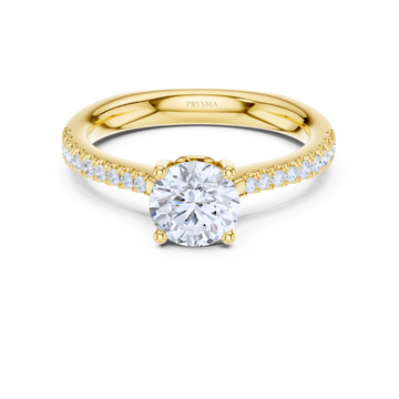 Radiant Grace Solitaire Ring
