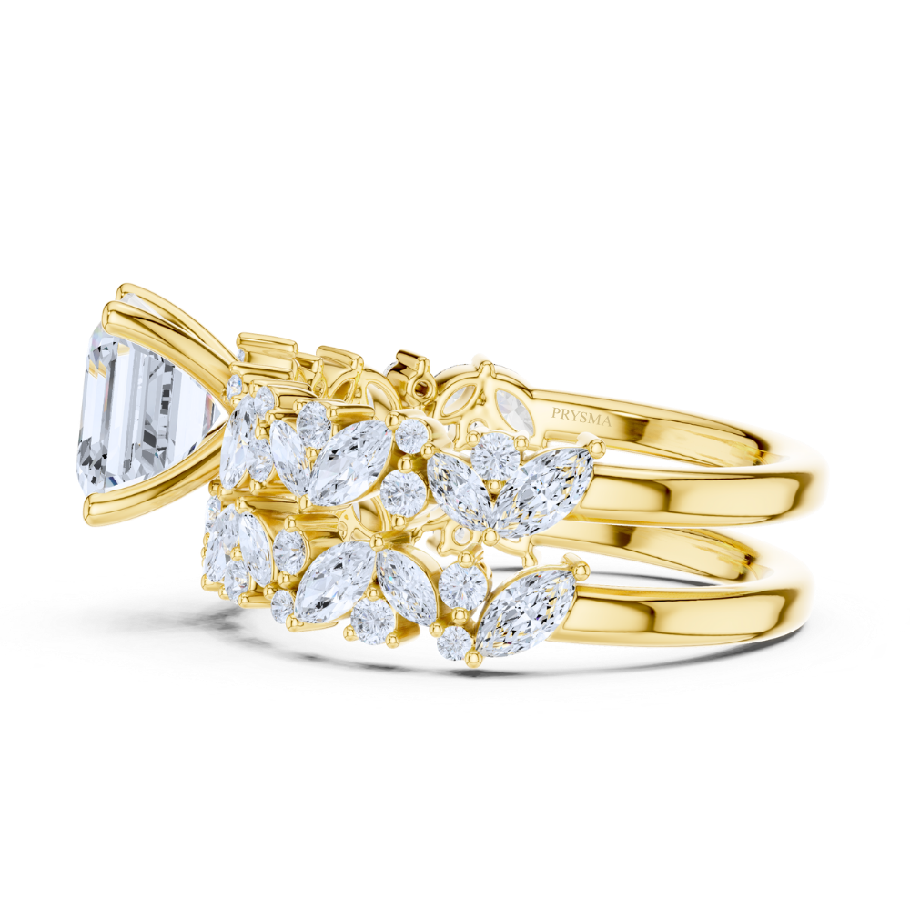 Imperial Grace Emerald Cut Diamond Ring