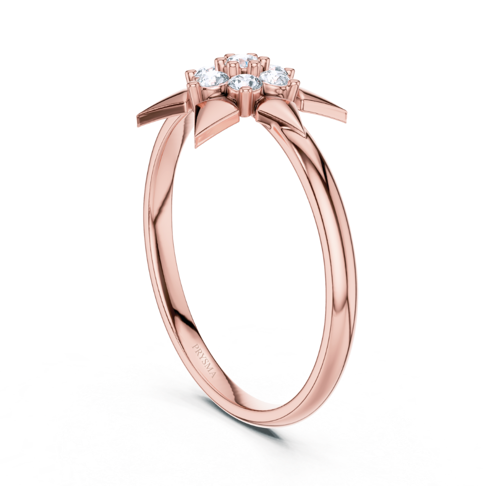 Celestial Radiance Star Ring