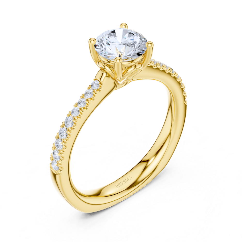 Radiant Grace Solitaire Ring
