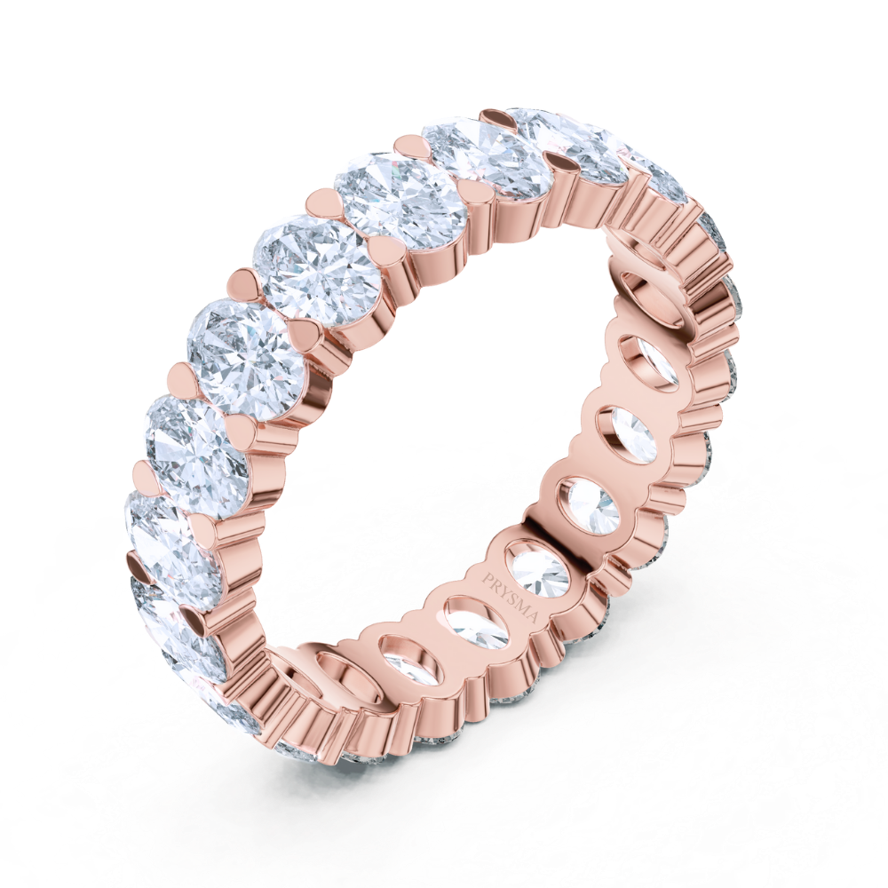 Timeless Brilliance Oval Diamond Eternity Ring