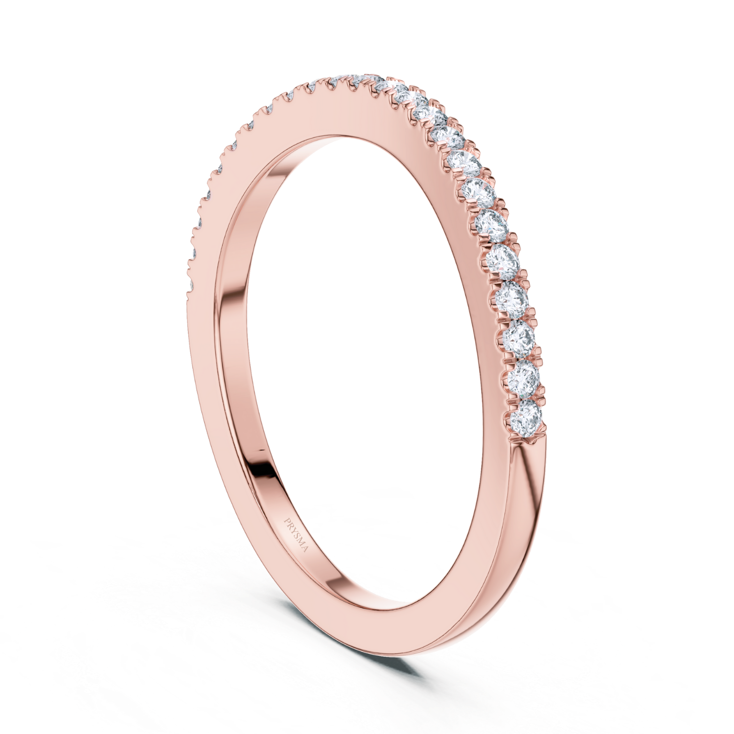 Elegant Diamond Pave Eternity Band