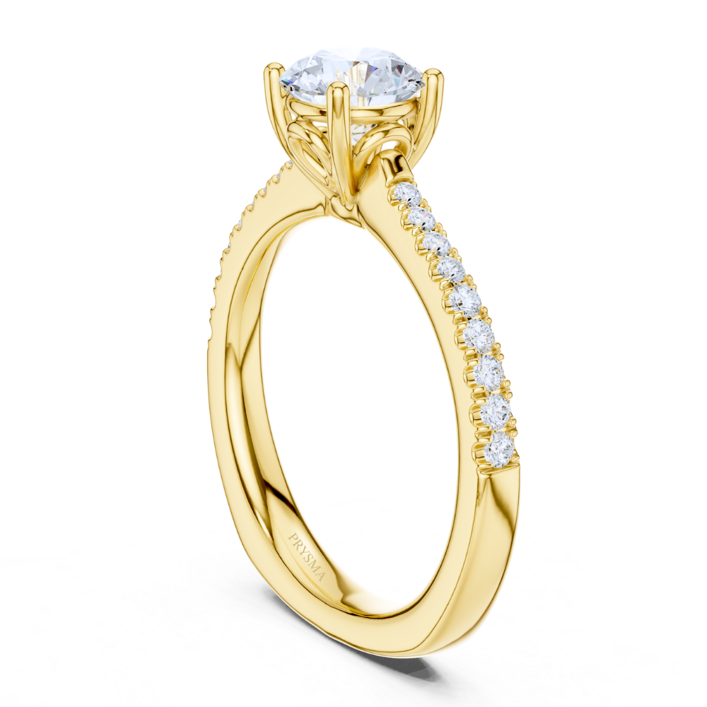Radiant Grace Solitaire Ring