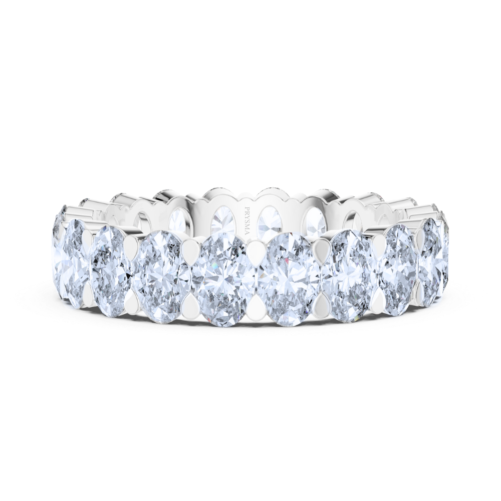 Timeless Brilliance Oval Diamond Eternity Ring