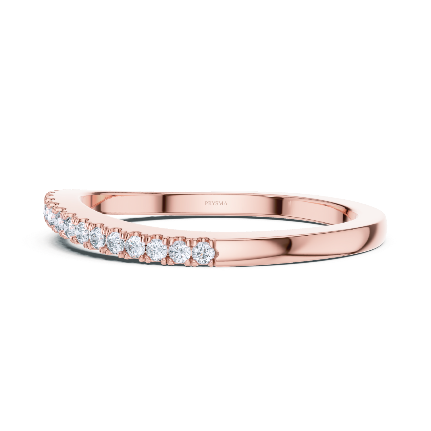 Elegant Diamond Pave Eternity Band